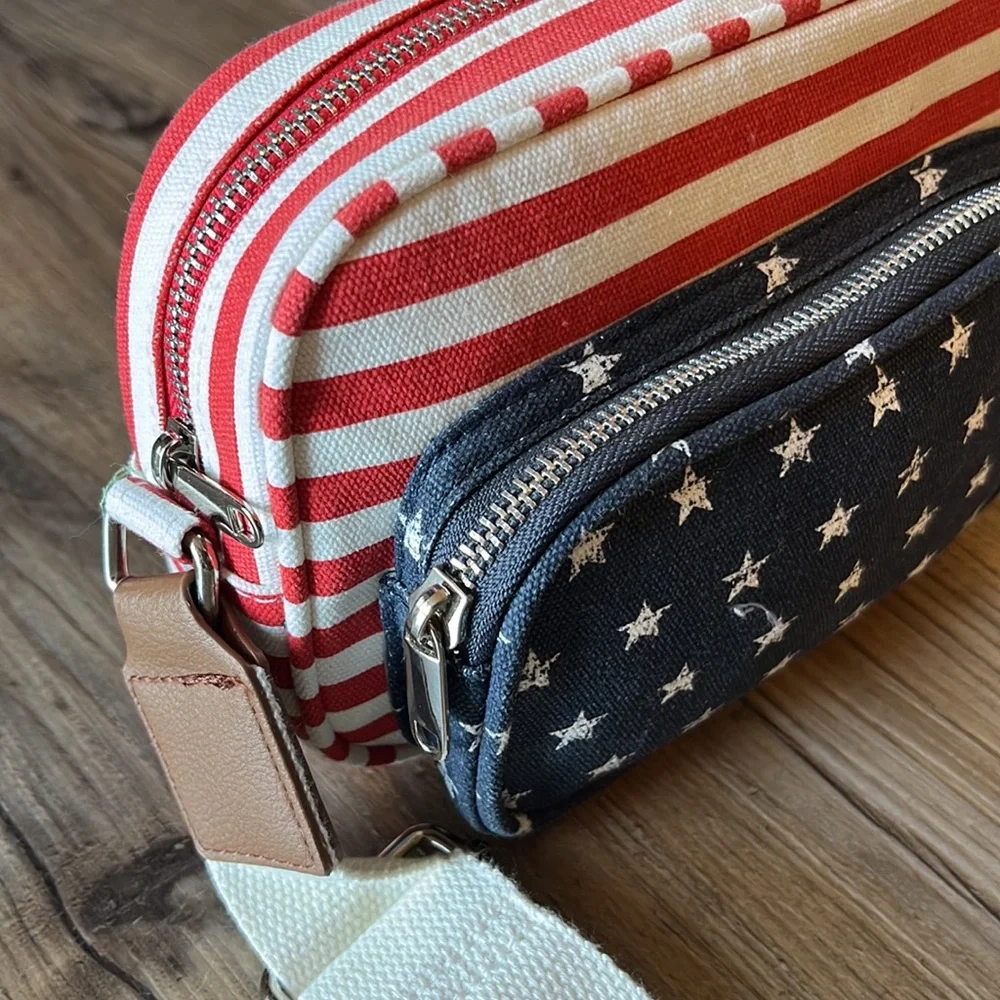 NWOT patriotic crossbody purse - Picture 3 of 12
